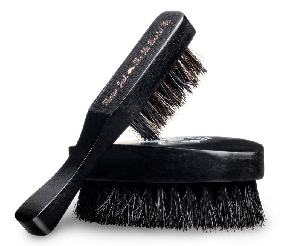 Beard Brush Kit for Men (2pc.) - 100% Boar Bristle - Hunter Jack Barber Co.
