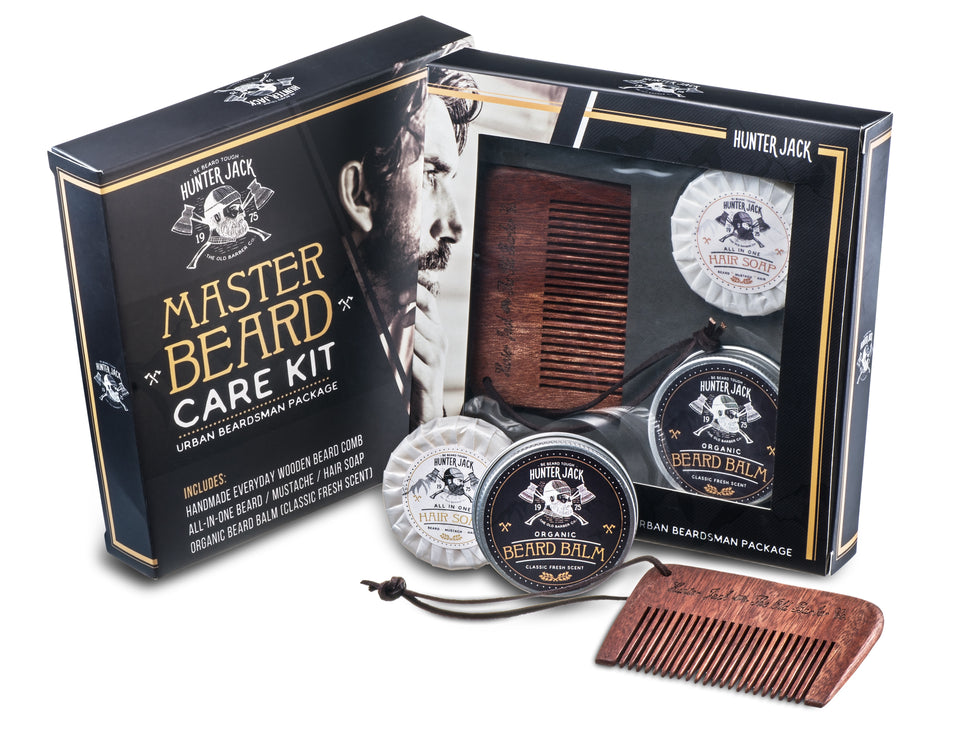 Urban Beardsman Master Beard Care Kit (3pc.) - Hunter Jack Barber Co.