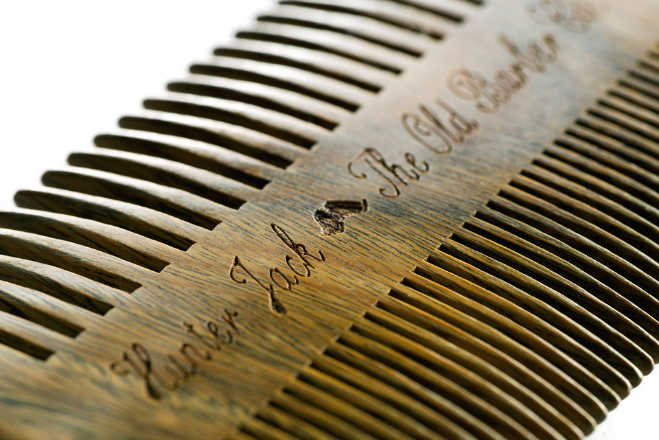 Premium Sandal Wood Beard Comb - Hunter Jack Barber Co.