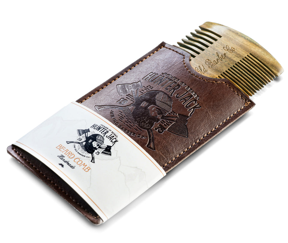 Premium Sandal Wood Beard Comb - Hunter Jack Barber Co.