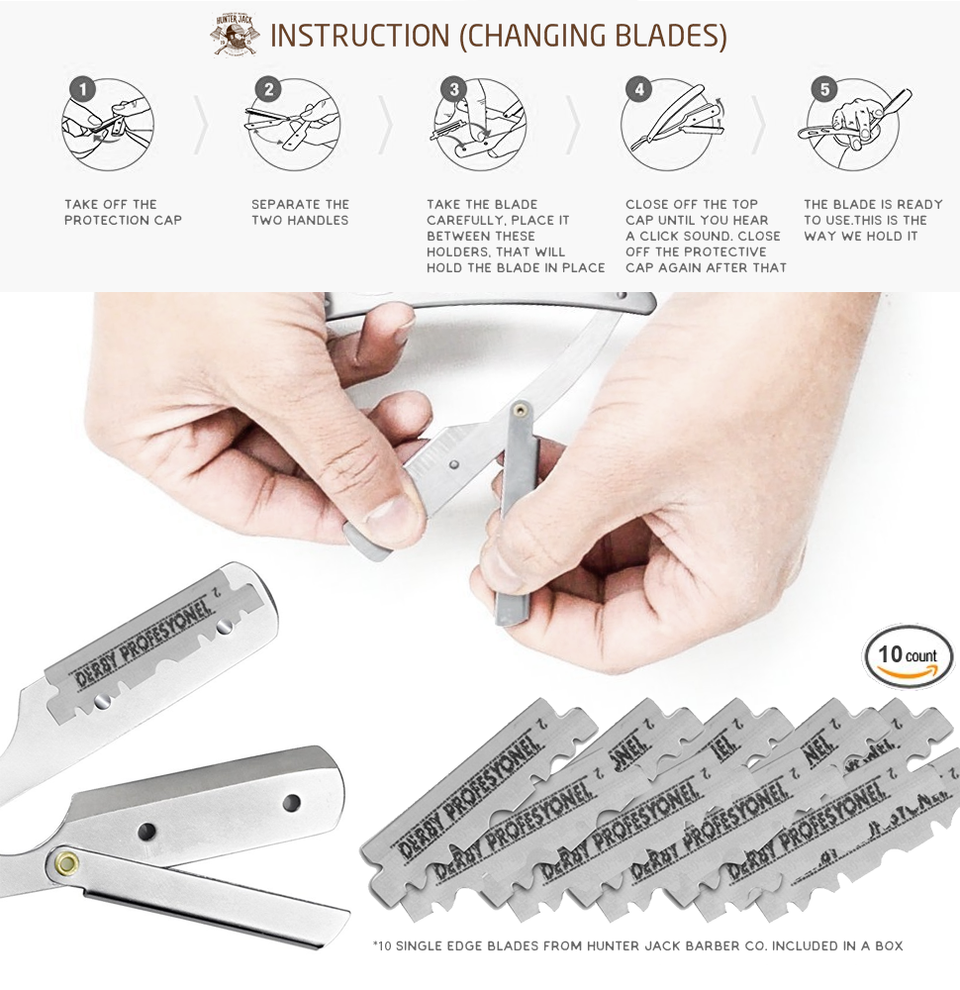 Beard Grooming Kit for Men (3pc.) - Hunter Jack Barber Co.